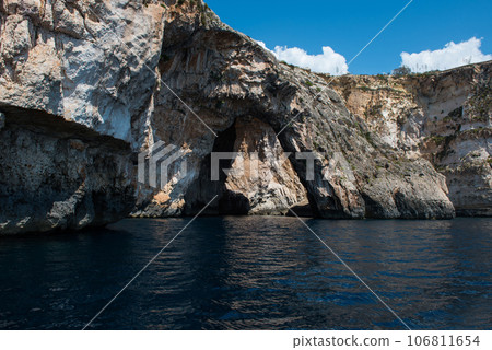 Blue grotto seen from a boat trip. Malta Blue grotto seen from a boat trip. Malta 106811654