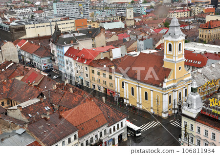 Cluj Napoca city top view. Romania 106811934