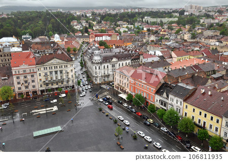Cluj Napoca city top view. Romania Cluj Napoca city top view. Romania 106811935