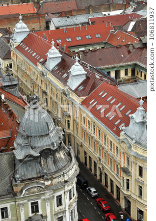Cluj Napoca city top view. Romania 106811937