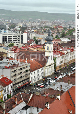 Cluj Napoca city top view. Romania 106811939