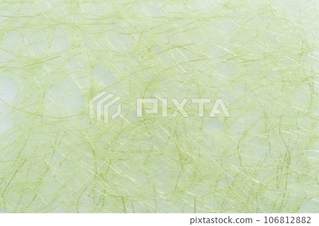 Fine art Japanese paper texture background, young grass 106812882