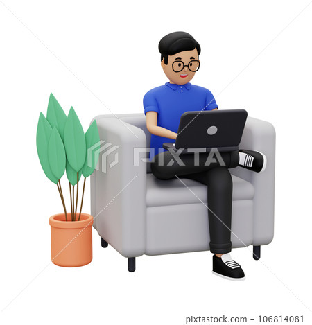 businessman sitting on the office chair, Professional Sitting in Office Chair businessman sitting on the office chair, Professional Sitting in Office Chair 106814081