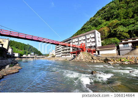 Hita City, Oita Prefecture, Amagase Onsen, Bungo's three major hot springs, Kusu River Hita City, Oita Prefecture, Amagase Onsen, Bungo's three major hot springs, Kusu River 106814664