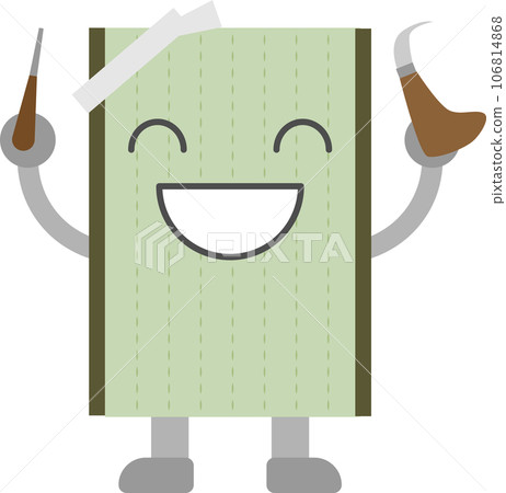 Tatami character with tatami props Tatami character with tatami props 106814868