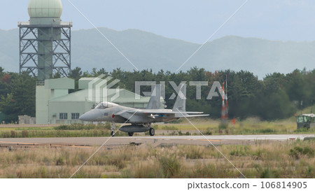 航空自衛隊第303中隊F-15J鷹滑行 106814905
