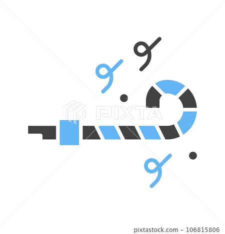 Party Blower Icon Image. 106815806