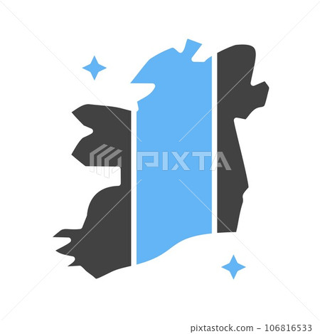 Ireland Map Icon Image. 106816533
