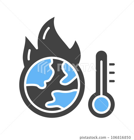 Global Warming Icon Image. Global Warming Icon Image. 106816850