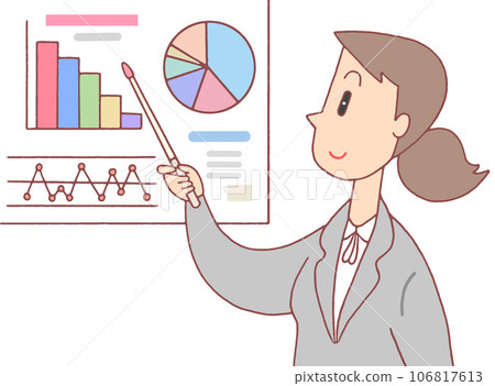Business illustration - internal presentation/internal report Business illustration - internal presentation/internal report 106817613
