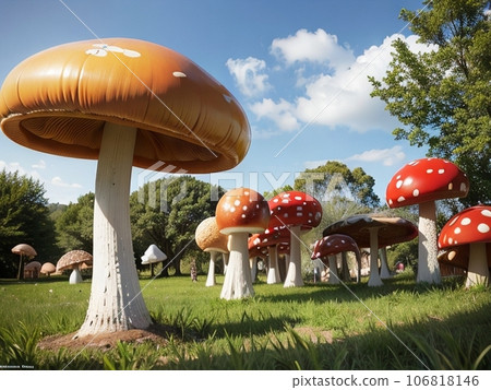 <AI插畫>大蘑菇森林 <AI插畫>大蘑菇森林 106818146