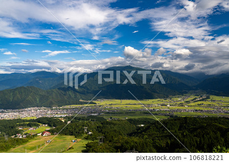 [新潟縣] 南魚沼夏季鄉村景觀和魚沼天際線景觀 106818221