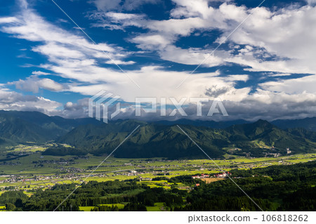[新潟縣] 南魚沼夏季鄉村景觀和魚沼天際線景觀 106818262