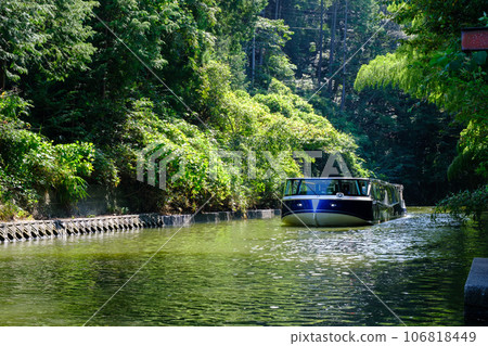 Fukui Prefecture Wakasa battery powered pleasure boat 106818449