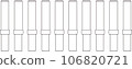 Line drawing illustration of a penlight 106820721