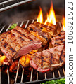 Grilled piece of meat  106821523