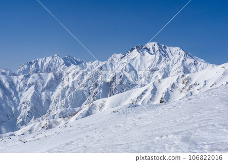 Mt. Karamatsu in the Northern Alps Snow Mountain Climbing Mt. Kashima Yarigatake and Mt. Goryu Mt. Karamatsu in the Northern Alps Snow Mountain Climbing Mt. Kashima Yarigatake and Mt. Goryu 106822016