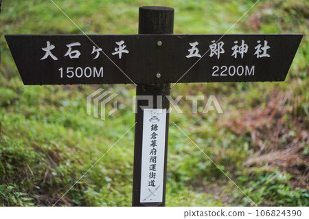 路標（大石平/五郎神社） 106824390