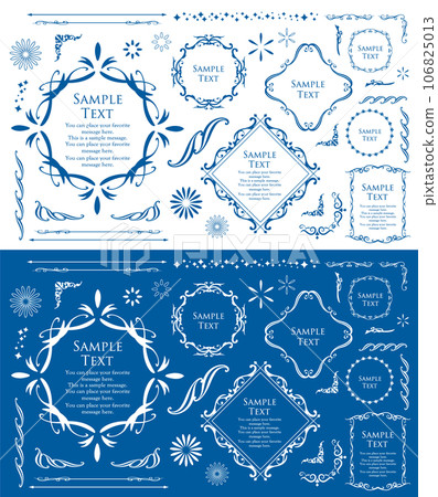 Romantic and gorgeous adult cute antique frame 106825013