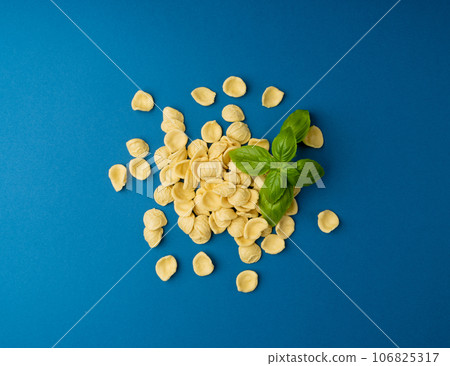 Raw Orecchiette Pasta, Homemade Dry Macaroni, Italian Recchietedde 106825317
