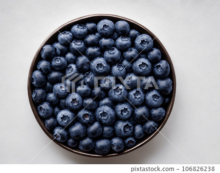 Blueberry on white background Blueberry on white background 106826238
