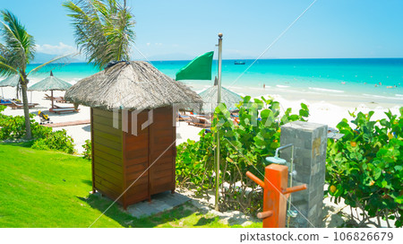 The sea beach of the hotel. The sea beach of the hotel. 106826679