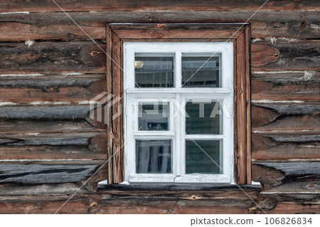 Window with a white frame. 106826834