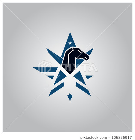 flat modern design with shadow icon star 106826917