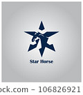 star horse logo concept idea 106826921