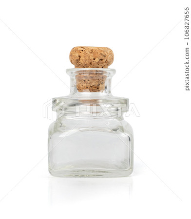 Old Glass Bottle Isolated, Vintage Bottles Collection Old Glass Bottle Isolated, Vintage Bottles Collection 106827656