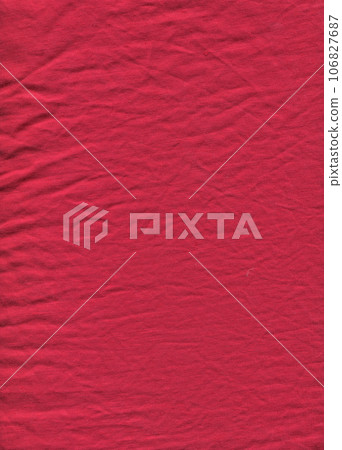 Red linen fabric texture 106827687