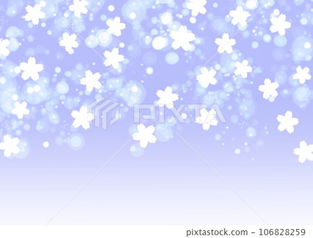 Sparkling cherry blossom background 106828259