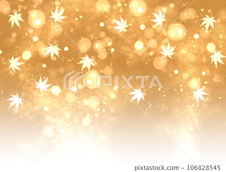 Sparkling background of autumn leaves 106828545