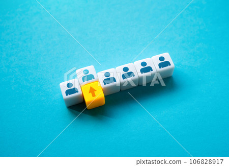 Encouragement and promotion of subordinates as an incentive and recognition of their contribution to the company. Get a raise. Going on a new level. Progress and professional growth. Encouragement and promotion of subordinates as an incentive and recognition of their contribution to the company. Get a raise. Going on a new level. Progress and professional growth. 106828917