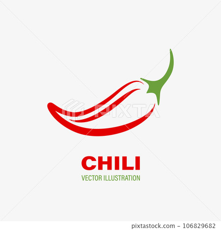 Flat Vector Red Spicy Chili Pepper Icon. Jalapeno Pepper Design Template for Asian and Mexican Spicy Food and Sauce Flat Vector Red Spicy Chili Pepper Icon. Jalapeno Pepper Design Template for Asian and Mexican Spicy Food and Sauce 106829682