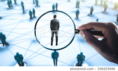 Successful business leader in digital world, DX cyber security, internet safety image Successful business leader in digital world, DX cyber security, internet safety image 106829986