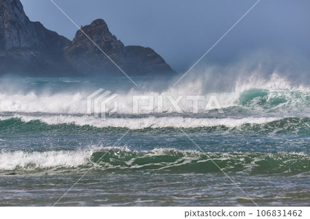 Huge Sea Waves Breaking Huge Sea Waves Breaking 106831462