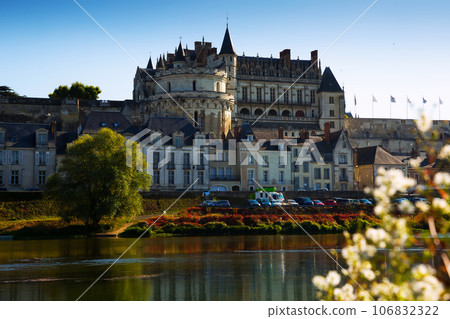 Royal Chateau in Amboise - castle in Loire valley 106832322