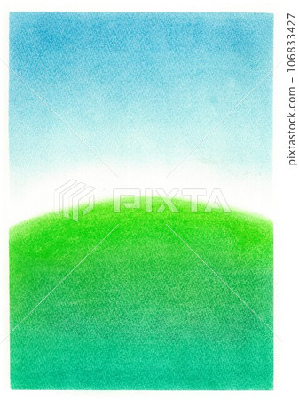 Soft pastel painting hill spring landscape hand-painted Soft pastel painting hill spring landscape hand-painted 106833427