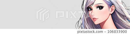 婦女橫幅插畫素材 婦女橫幅插畫素材 106833900