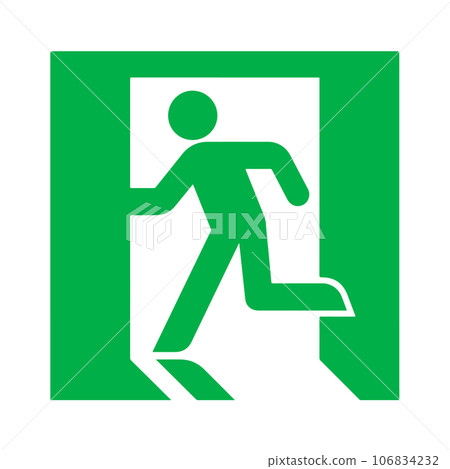 緊急出口標誌 緊急出口標誌 106834232
