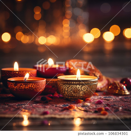 candles with shallow depth of field candles with shallow depth of field 106834301