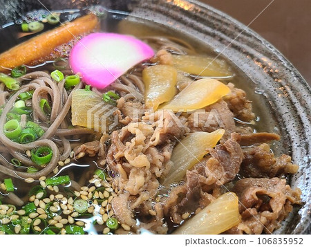 Soba with meat Soba with meat 106835952