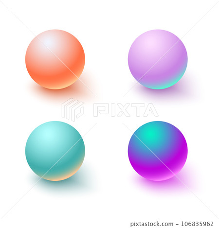 3D orb with transparent glares and highlights. Jewel gems. Vector 3D orb with transparent glares and highlights. Jewel gems. Vector 106835962
