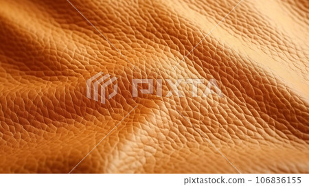 Shiny brown leather cowhide, fashion material elegant background texture. Generative AI Shiny brown leather cowhide, fashion material elegant background texture. Generative AI 106836155