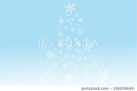 聖誕樹背景矢量圖由雪花製成 聖誕樹背景矢量圖由雪花製成 106836649