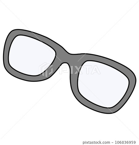 時尚可愛的眼鏡插畫 時尚可愛的眼鏡插畫 106836959