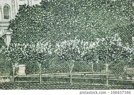 Capitol close-up on a fifty dollar bill 106837166