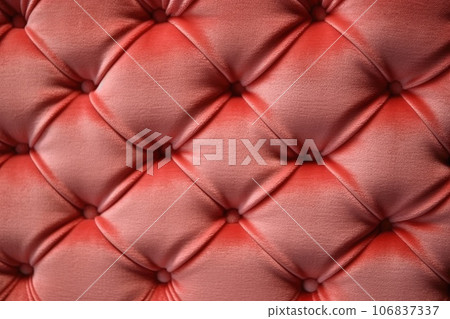 Textured background sofa in coral colours. Generative AI Textured background sofa in coral colours. Generative AI 106837337