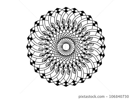 creative geometric screentone 106840730